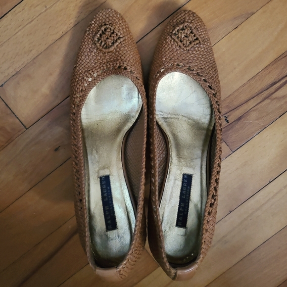 Ralph Lauren Collection Camila Woven 3" Pump, 10B - Picture 11 of 11